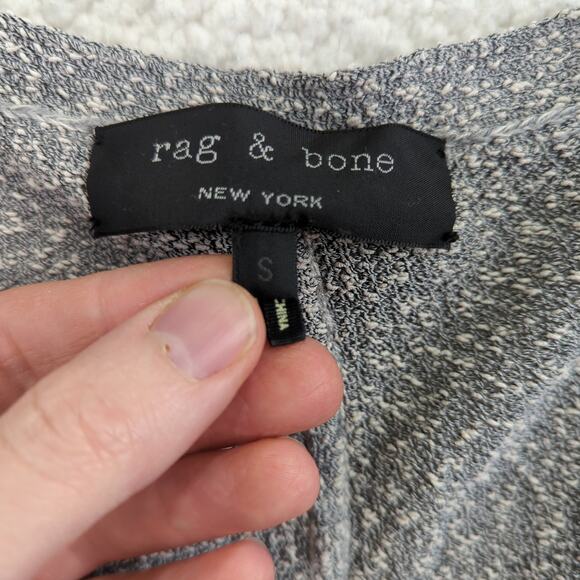 Rag & Bone Norfolk Cardigan Slate Gray Button Front Sweater Women's Size Small - Picture 8 of 10